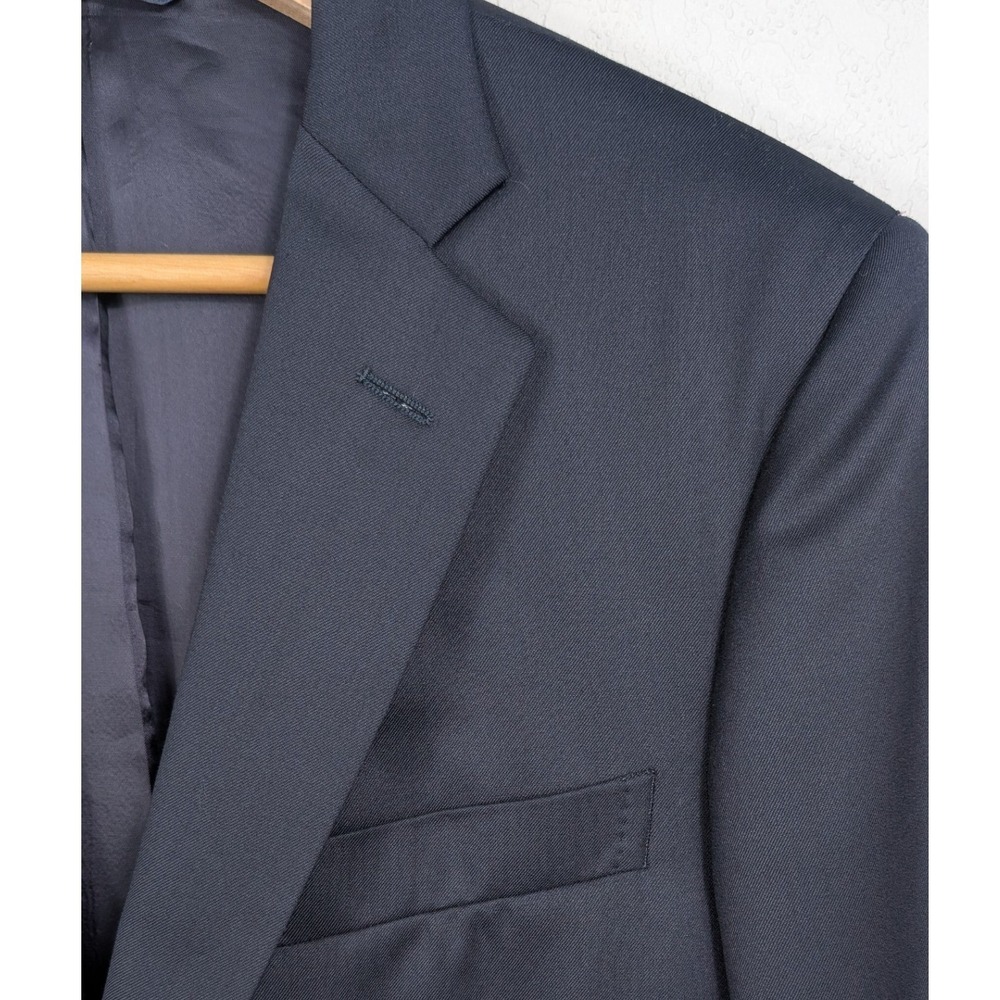 Brooks Brothers 1818 Blazer Mens 39R Navy Blue Regent Fit Estrato Wool Italy